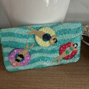Beaded Pool Summer Clutch